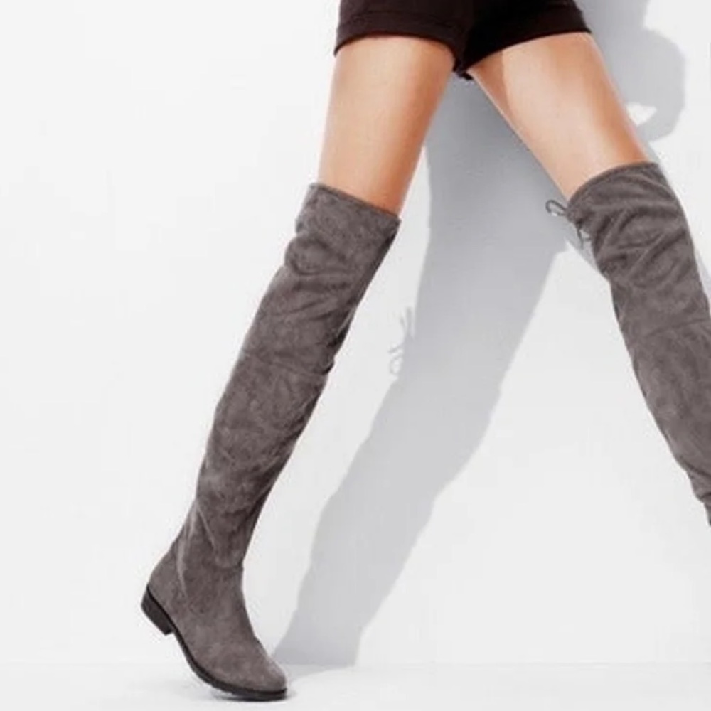 Suede Over The Knee Boot NWOT